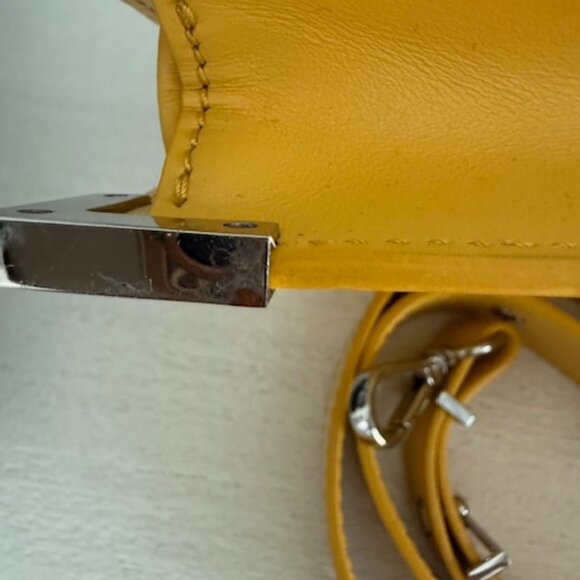 The Kooples Emily Leather Bag in Yellow - Picture 11 of 12